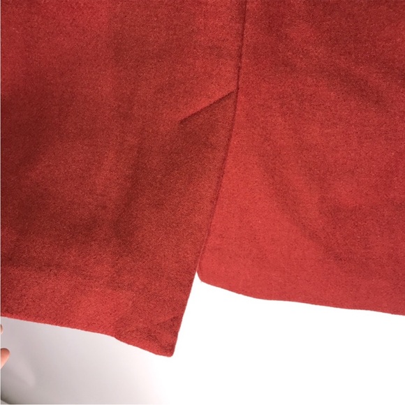 Zara Trafaluc Rust Red-Orange Coat - Picture 7 of 7